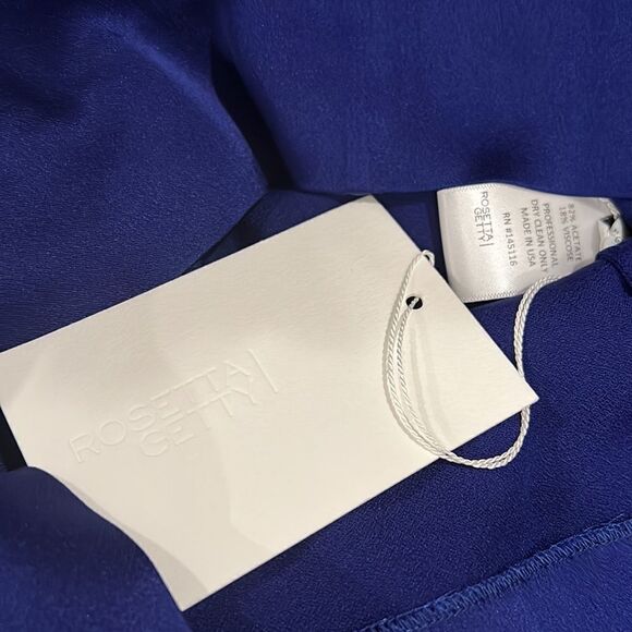 Rosetta Getty Camisole Wide Leg Jumpsuit Blue  Size 0 - Picture 12 of 13